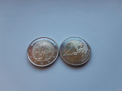 Лот: 18164658. Фото: 1. Франция 2 евро 2021 " 75 лет Юнисеф... Европа