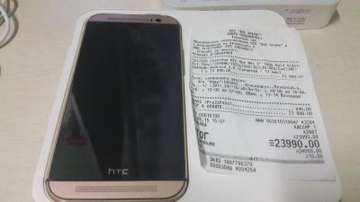 Лот: 12707193. Фото: 1. 5" Смартфон HTC One M8S 16Gb Gold... Смартфоны