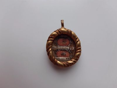 Лот: 15654849. Фото: 1. мощевик святой Маркеллин, Папа... Другое (антиквариат)
