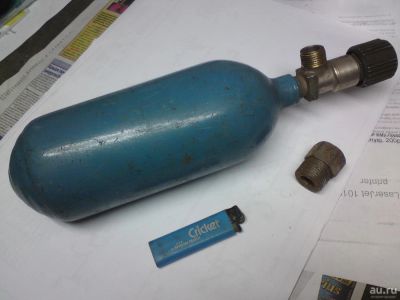 Лот: 9755956. Фото: 1. Баллон газовый кислородный. Баллоны, газ в баллонах