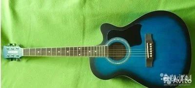 Лот: 13364650. Фото: 1. Новая гитара цвет океана. Гитары