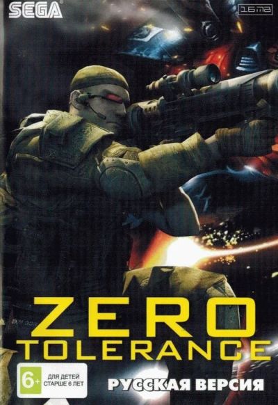Лот: 13344610. Фото: 1. ZERO TOLERANCE Картридж Sega... Игры для консолей