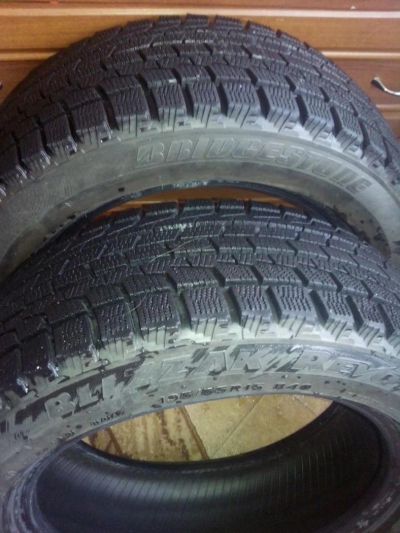Лот: 4614151. Фото: 1. bridgestone R15 195/55. Шины