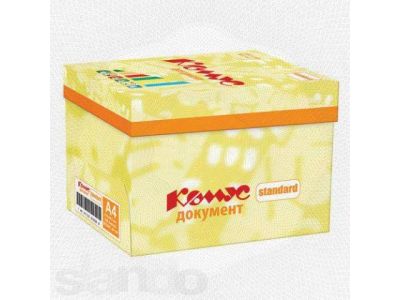 Лот: 5953181. Фото: 1. Бумага комус А4 - 5 пачек. Бумага