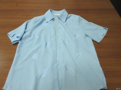 Лот: 12786311. Фото: 1. Блузка с коротким рукавом, на... Блузы, рубашки