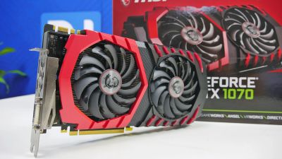 Лот: 19553185. Фото: 1. Видеокарта GTX 1070 8GB MSI Gaming... Видеокарты