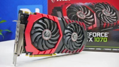 Лот: 19553185. Фото: 1. Видеокарта GTX 1070 8GB MSI Gaming... Видеокарты