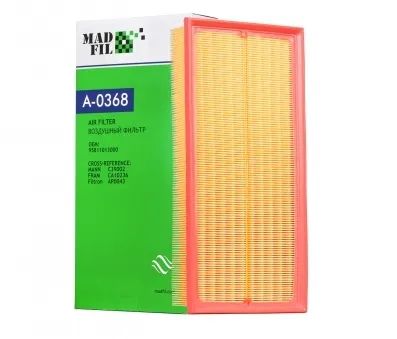 Лот: 24313048. Фото: 1. Салонный фильтр Madfil AC-0368. Расходные материалы