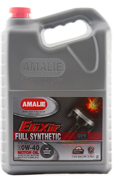 Лот: 4167775. Фото: 1. Amalie Elixir Full-Synthetic 0W-40... Масла, жидкости