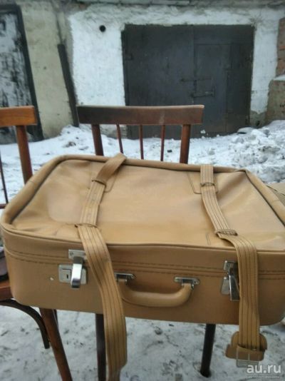 Лот: 13316612. Фото: 1. Чемодан желтый. Чемоданы и сумки дорожные