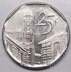 Лот: 1576937. Фото: 1. Куба. 25 сентаво 2003г. (1-2). Америка