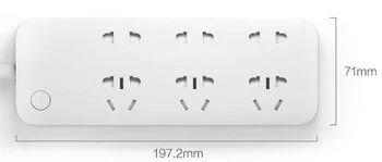 Лот: 10392946. Фото: 1. Xiaomi Mi Smart Power Strip, умный... Удлинители, тройники, сетевые фильтры