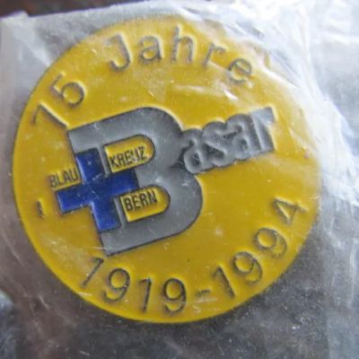 Лот: 15197146. Фото: 1. Значок Bern Basar 1919-1994 синий... Юбилейные