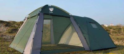 Лот: 7757708. Фото: 1. Шатер + 4х-местная палатка Campack... Палатки, тенты