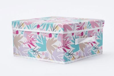 Лот: 25078851. Фото: 1. Кофр с крышкой MICASA Floral. Корзины, контейнеры
