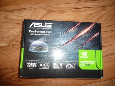 Лот: 5344495. Фото: 1. Видеокарта новая Asus geforce... Видеокарты