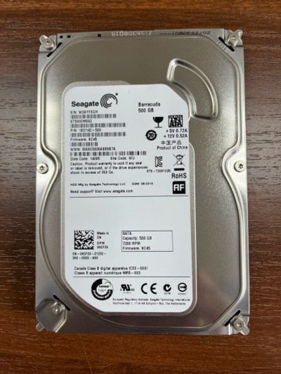 Лот: 18611111. Фото: 1. Жёсткий диск Seagate ST500DM002... Жёсткие диски (HDD)