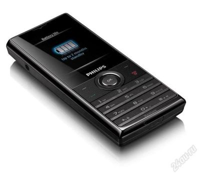 Лот: 2610889. Фото: 1. Philips Xenium X513, мощная батарея... Кнопочные мобильные телефоны