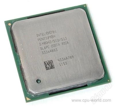 Лот: 778297. Фото: 1. Intel Pentium 4 2,4 Soc478 FSB533... Процессоры