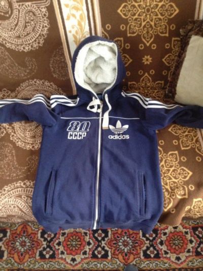 Лот: 12536702. Фото: 1. Кофта adidas олимпиада 80. Свитеры, толстовки, худи