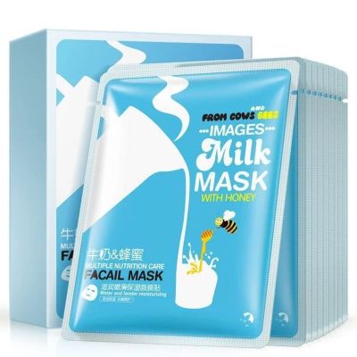 Лот: 7573643. Фото: 1. Тканевая маска молоко и мед Milk... Уход за лицом 