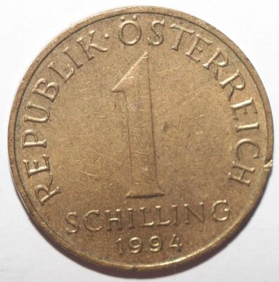 Лот: 2525700. Фото: 1. 1 шиллинг 1994 год. Австрия. Германия и Австрия