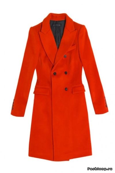 Лот: 4362020. Фото: 1. Пальто красное Zara новое. Верхняя одежда