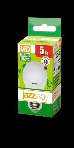 Лот: 8125737. Фото: 1. Светодиодная лампа Jazzway шар... Другое освещение