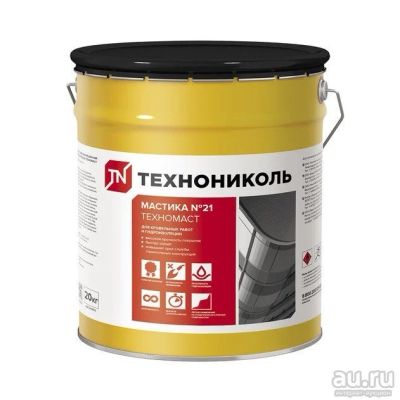Лот: 13016560. Фото: 1. Мастика кровельная №21 Техномаст... Кровельные материалы