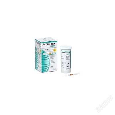 Лот: 1579251. Фото: 1. Тест полоски Accu-Chek active... Антисептики, защитные средства, медицинские маски