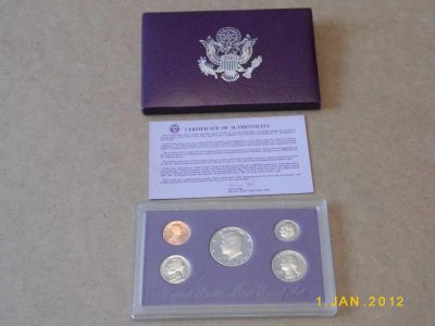 Лот: 8304216. Фото: 1. набор монет сша 1990г. в люксе... Америка