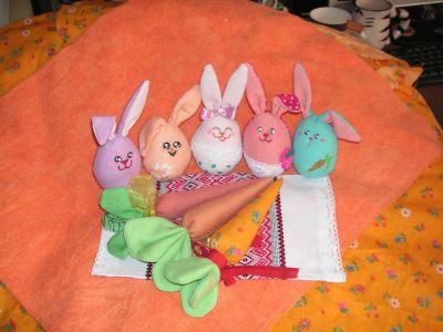 Лот: 5472723. Фото: 1. зайки позитифффффффчики. Авторские куклы, игрушки, поделки