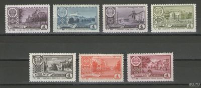 Лот: 14918745. Фото: 1. 1961 год. Полная серия. Столицы... Марки