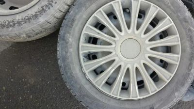 Лот: 7465041. Фото: 1. Штампованные колеса. Шины на дисках