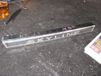 Лот: 4000127. Фото: 1. накладка багажника Nissan Skyline... Кузов