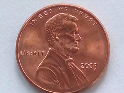 Лот: 18747814. Фото: 1. Монета США 1 цент, 2003. Америка