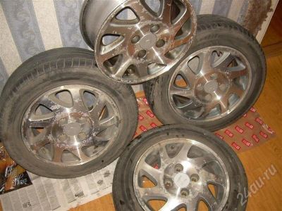 Лот: 251447. Фото: 1. Литье Honda R15/6.5JJ/114x4. Шины