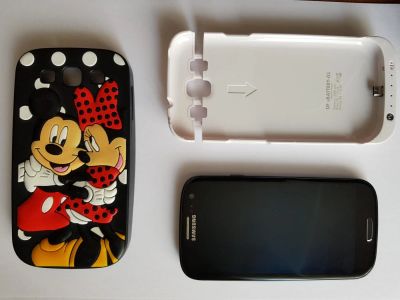 Лот: 9977919. Фото: 1. Samsung Galaxy S3 black (+чехол-аккумулятор... Смартфоны