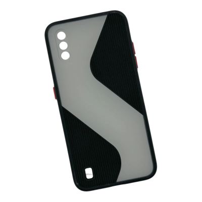 Лот: 25129976. Фото: 1. Чехол Samsung A01 ZigZag (черный... Чехлы, бамперы