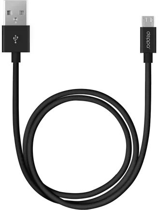 Лот: 22219922. Фото: 1. Кабель Deppa USB - micro USB... Дата-кабели, переходники