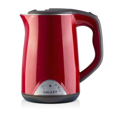 Лот: 16987825. Фото: 1. Электрочайник Galaxy GL0301 Red. Чайники, кофемашины, кулеры
