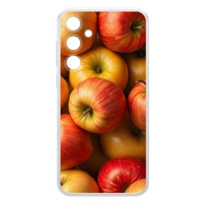 Лот: 25540809. Фото: 1. Чехол Krutoff Clear Case "Яблоки... Чехлы, бамперы