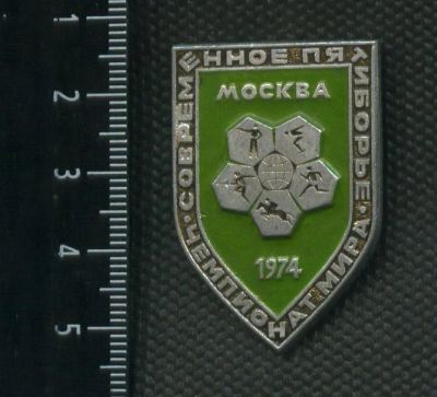 Лот: 15763685. Фото: 1. (№ 5068 ) значки спорт, чемпионат... Сувенирные