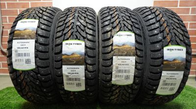 Лот: 23566035. Фото: 1. Зимние шипованные шины Ikon Tyres... Шины