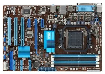 Лот: 16813487. Фото: 1. comp.mb.#186 ASUS M5A78L AM3... Материнские платы