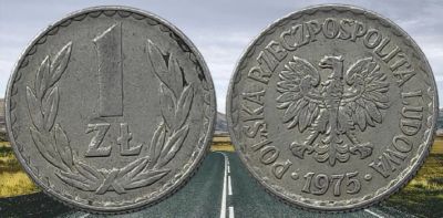 Лот: 18374850. Фото: 1. 1 злотый 1975 год польша. Всё... Европа