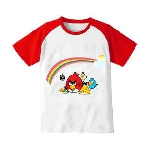 Лот: 5465225. Фото: 1. Футболка Angry Birds на 90-100. Футболки, поло, топы, лонгсливы