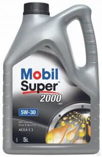 Лот: 20073250. Фото: 1. MOBIL SUPER 2000 XE 5w30 5Л (масло... Масла, жидкости