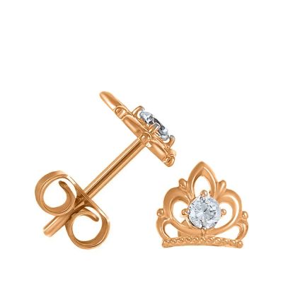 Лот: 23879576. Фото: 1. Серьги-пусеты TALANT Корона из... Серьги, каффы