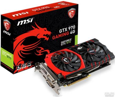 Лот: 13398329. Фото: 1. 4gb Msi GTX 970 Gaming 4g Полный... Видеокарты